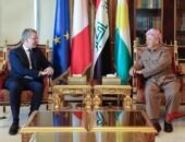 بارزاني للسفير الفرنسي: الموازنة والمستحقات المالية يقرهما الدستور العراقي لإقليم كردستان