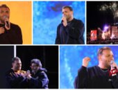 رامي صبري يشعل حفل «سيليا» بالعاصمة الإدارية