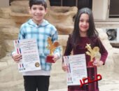 عبقريتان صغيرتان تخطفان الأنظار.. تكريم يوسف وفريدة سيد في حفل اليوسي ماس