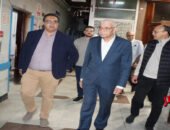 تفقد مفاجئ لرئيس جامعة المنوفية لمعهد ومستشفى الأورام لمراجعة سير الخدمة الطبية