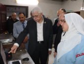 رئيس جامعة المنوفية يتابع التشغيل الفعلي لمنظومة التحول الرقمي وميكنة المستشفيات الجامعية لتعظيم كفاءة الخدمات الطبية
