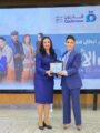 جومانا مراد تشكر وزيرة التضامن الإجتماعي بعد تكريمها عن مسلسل اللون الأزرق