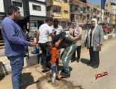 إستجابةً لمطالب الأهالي.. بدء أعمال رصف طريق “المعاهدة” بالقصاصين الجديدة بطول 3 كم