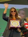 يارا السكري تخطف الأنظار بإطلالة كلاسيكية راقية خلال تكريمها عن نجاحاتها الدرامية