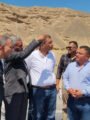 محافظ البحر الأحمر يتفقد الموقع المقترح لإنشاء ساحة انتظار سيارات النقل الثقيل بمدينة القصير