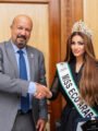 تكريم ملكة جمال مصر للبيئة والسياحة في روتاري تقديرا لدورها المجتمعي