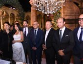 شاهد.. نجوم الفن والرياضة والسياسة يجتمعون في حفل زفاف ابنة المستشار أشرف عبد العزيز
