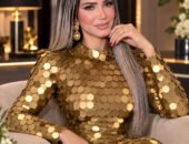 إيناس عز الدين تخطف الأنظار بإطلالة ذهبية في بيت الأزياء العربي بجدة